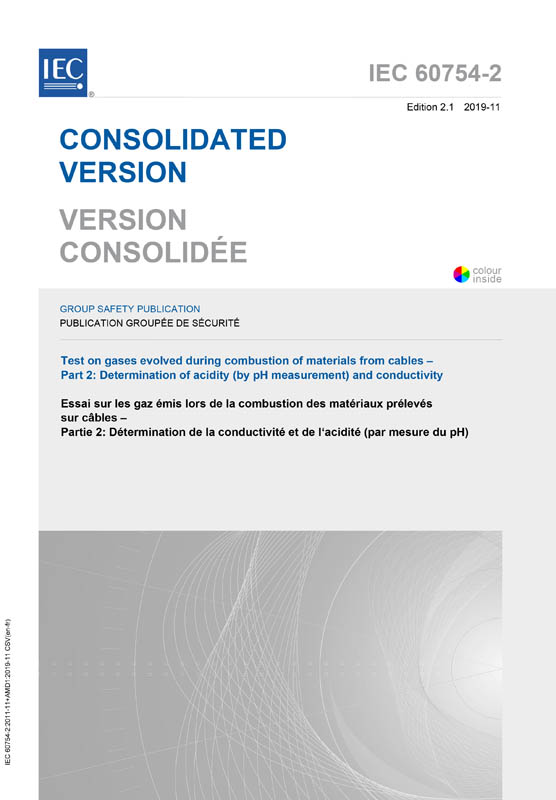 Cover IEC 60754-2:2011+AMD1:2019 CSV (Consolidated Version)